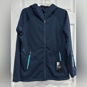 Rossignol Women’s XL Soft-Shell Hoodie Jacket Eclipse Navy Blue NWT